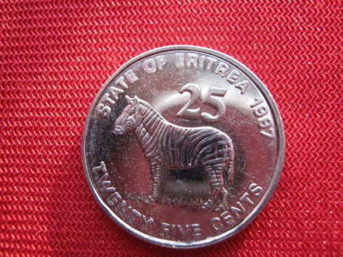 Eritrea 25 Cent 1997