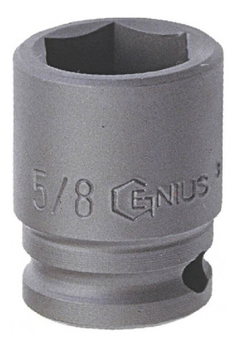 Dado De Impacto Cuadrante 1/2 X 1/2 6 Puntas Genius 464016