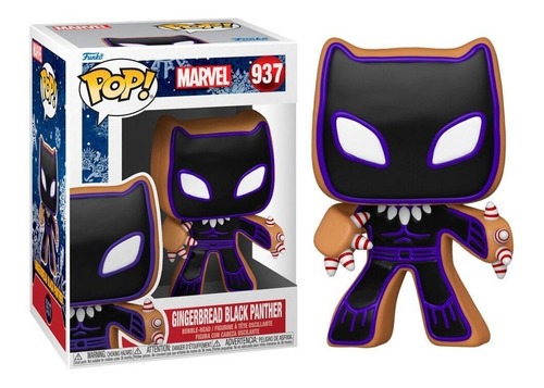 Funko Pop Black Panther Marvel Galleta De Jengibre 937