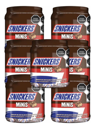 Chocolate Snickers Mini 364 Pz 9 G C/u Total 3.27 Kg