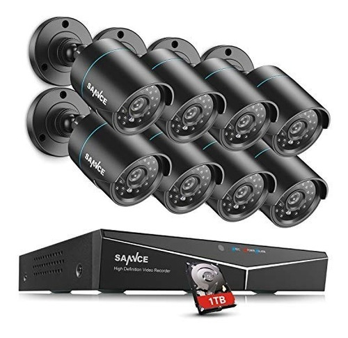 Sannce 8 Channel Hdmi Cctv 1080p Lite Security Surveillanc