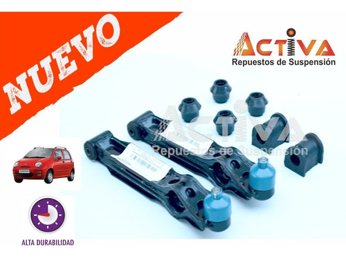 Kit Tren Delantero Chery Qq Spark Tico Matiz Con Parrillas