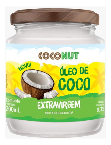 Óleo De Coco Extravirgem Coconut 200ml