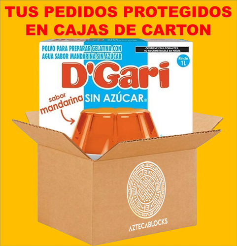 Dgari® 3 Gelatinas De Agua Sin Azucar Sabor Mandarina Wow
