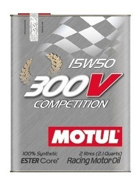 Óleo Motul 300v Competition 15w50 2l 100% Sintético