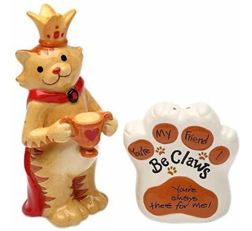 Appletree Design Be Claws You're My Friend Salt And Pepper S