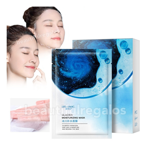 Mascarilla Facial Glaciar Hidratante Reparadora Relajante 