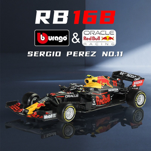 Bburago Redbull F1 Rb16b #11 Checo Pérez Fórmula 1:43 2021