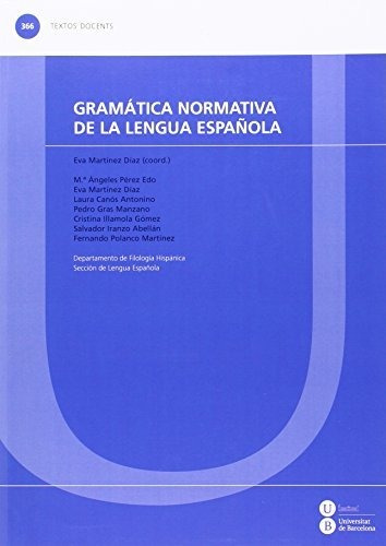 Libro Gramatica Normativa De La Lengua Espa¤ola De Martinez