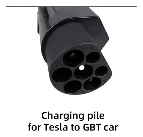 Adaptador Auto Eléctrico A Gbt , Para Tesla Vehículos Byd, Jac Color Negro