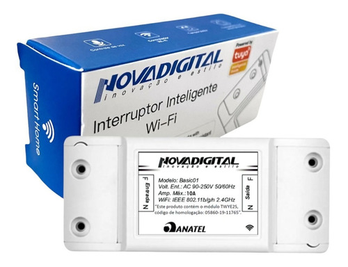 Interruptor Inteligente Nova Digital Automação Energia Wi-fi