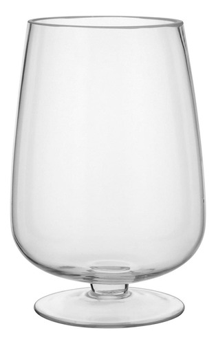 Gia Vaso Decorativo 26x18x18cm Vidro Transparente