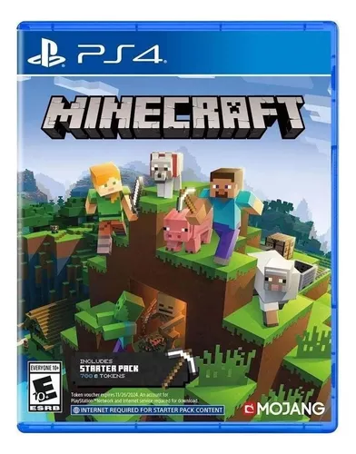 Jogo Minecraft Starter Collection Ps5 Midia Fisica