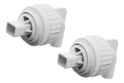2 Conectores De Boquilla De De Pato Para , Blanco