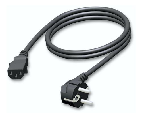 Cable Poder Schuko Para Pc, Monitor Alta Calidad 220 Volts
