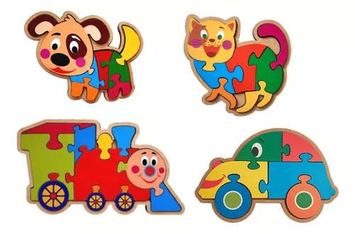 Quebra Cabeça Infantil para Bebês, Brinquedo Educativo Puzzle