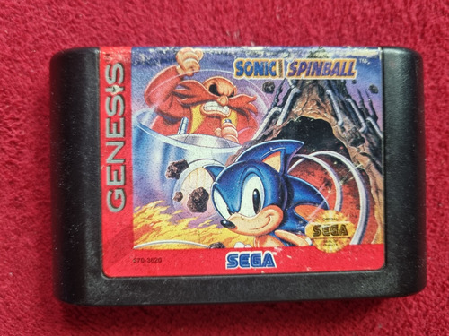 Sonic Spinball Sega Genesis Cartucho Original 
