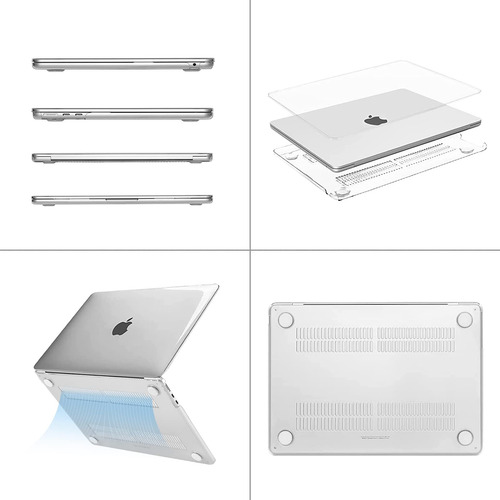 Funda Dura Para Con Macbook Air 13.6 Pulgadas 2024 2023 2022