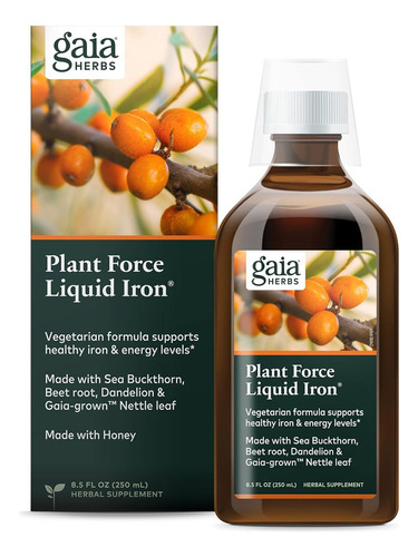 Hierro Líquido Planta Force Gaia Herbs 250 Ml