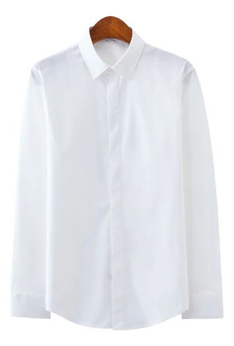 Camisa Blanca Casual Bordada De Estilo Coreano De Mesa Elást