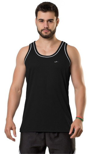 Regata Masculina Plus Size Elite Furadinha Academia M Ao G4 