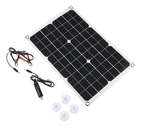 Panel Solar Cargador Dual 20w Dc5v/dc18v Con Usb Ip65 Resist