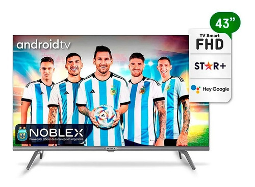 Imagen 1 de 3 de Smart Tv Televisor Noblex 43 Dr43x7100 Wifi Android Fullhd