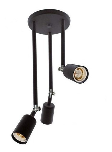 Plafon De Sobrepor 3 Lâmpadas E27 Pointer Taschibra Eewt