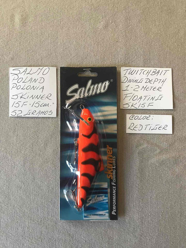 Señuelo Pescar-salmo-polonia-skinner-15cm.float-red Tiger-