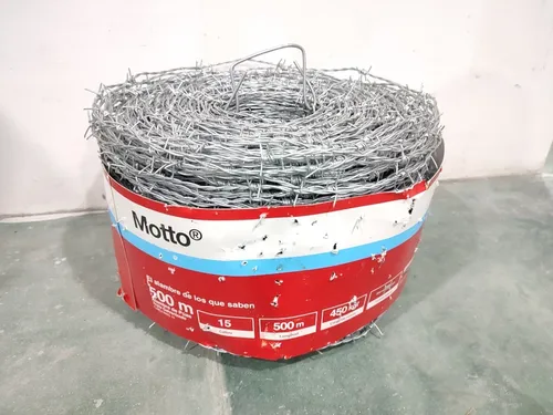 comprar Rollo De Alambre De Púas Triple Galv. 500 M Marca Motto