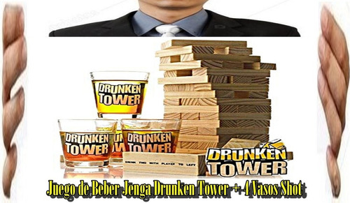 Drunken Tower Yenga 4 Shots Juego Adulto Chupito Previa-cap.