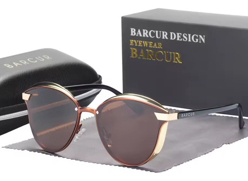 Lentes De Sol Barcur Cat Eye Para Dama Polarizados