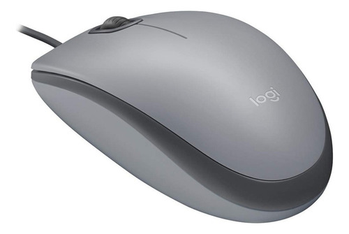 Logitech M110 Silent, Mouse Usb / Clics 90% Más Silenciosos Color Gris