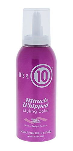 Bálsamo Su Un Milagro 10 Whipped Styling , 5 Onza