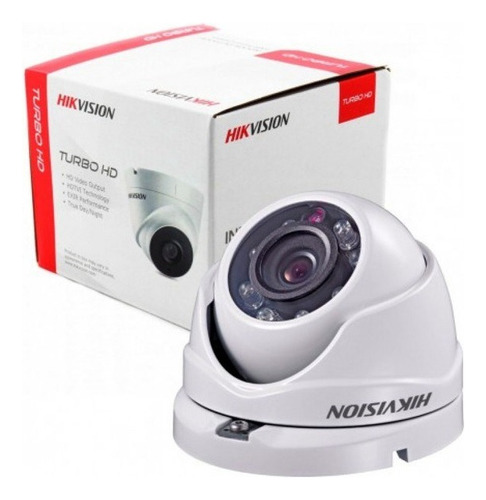 Camara Domo Hikvision Turbo Hd 720p 1mp 2.8mm Ir 20mts Metal