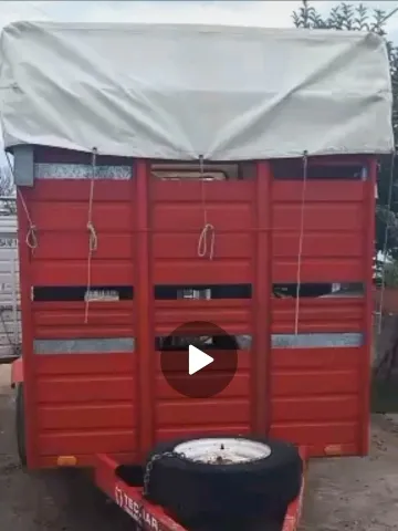 Doble Eje Balancín, Doble Piso, Cerdo,hacien....con Lona