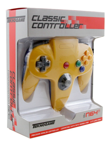 Imagen 1 de 3 de Controller - Wired - Blue/yellow (for N64)