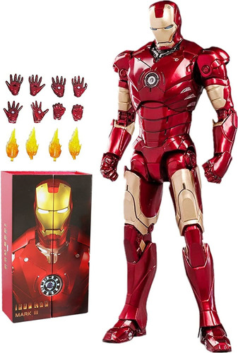 Figura De Acción Marvel Avengers Ironman Mk3 De 7 Pulgadas