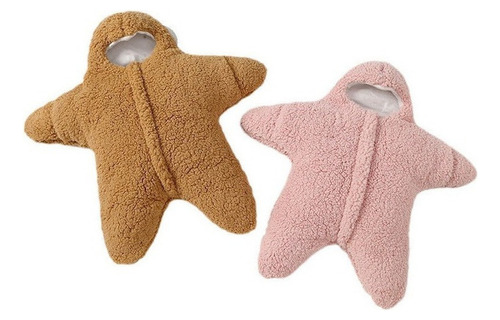 2pcs Saco De Dormir Bebé Estrellita Cobija Algodón Y Lana