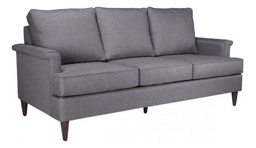 Sofa Modelo Campbell - Gris Diseño De La Tela Liso