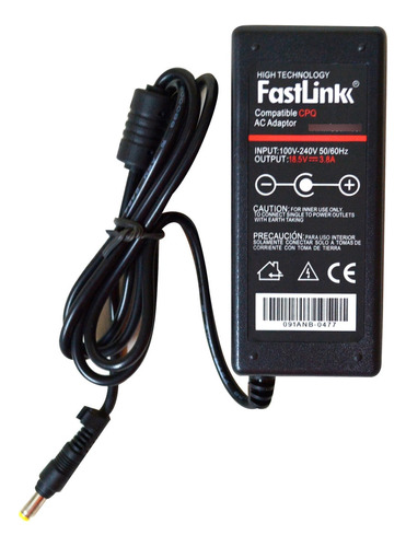 Fuente De Poder Notebook Cpq 18,5vt - 3,8amp Fastlink