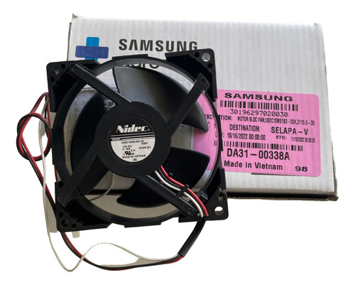 Ventilador Del  Motor Refrigerador Samsung  Da31-00338a