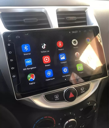 Radio Android 9 Pulgad +bisel Hyundai Accent 2012-17 + Arnes
