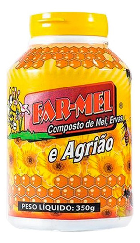 Kit 02 Composto De Mel Ervas E Agrião 2x 350 Ml
