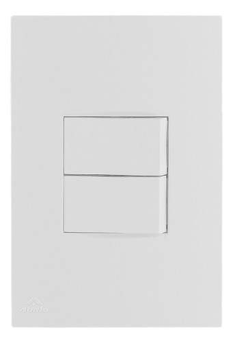 Interruptor Duplo Simples Lisse Apoio - 2 Interruptor - C&s