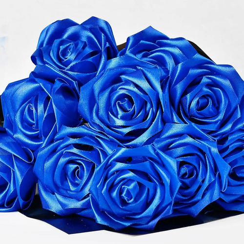 5 Rollos De Cinta Satinada De Colores Con Decoración De 4 Cm