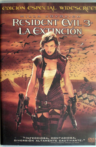 Dvd - Resident Evil 3 - La Extincion - Ed Especial Widescren