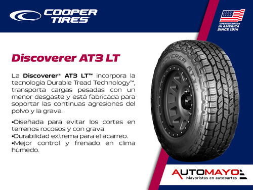 Cooper Llanta Discoverer At3 Lt Lt265/70r17 118s