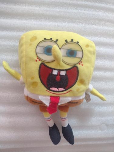 Peluche Bob Esponja Ojos 3d- Viacom 2010- 18 Cm