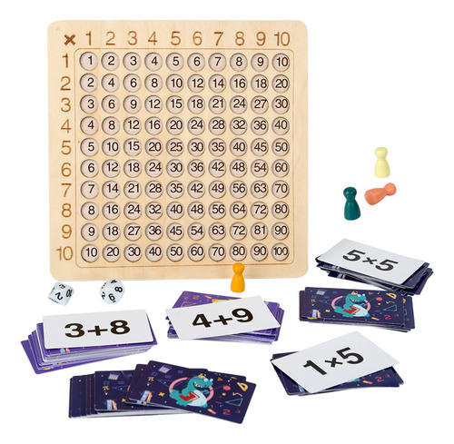 Juego De Mesa De Multiplicación Para Niños Que Aprenden